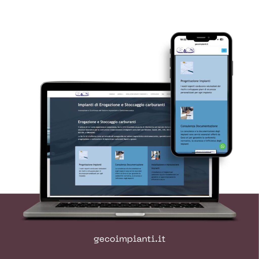 geco impianti web site